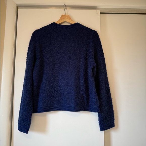 J. Crew Deep Blue Lady Jacket/Sweater - Picture 8 of 12